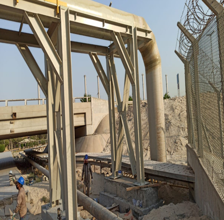 Steel Structure Bridge RO-2 Al-Khobar Water Plant 