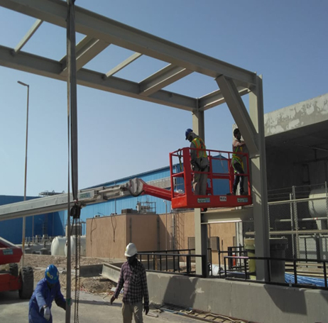 Steel Structure Bridge RO-2 Al-Khobar Water Plant 